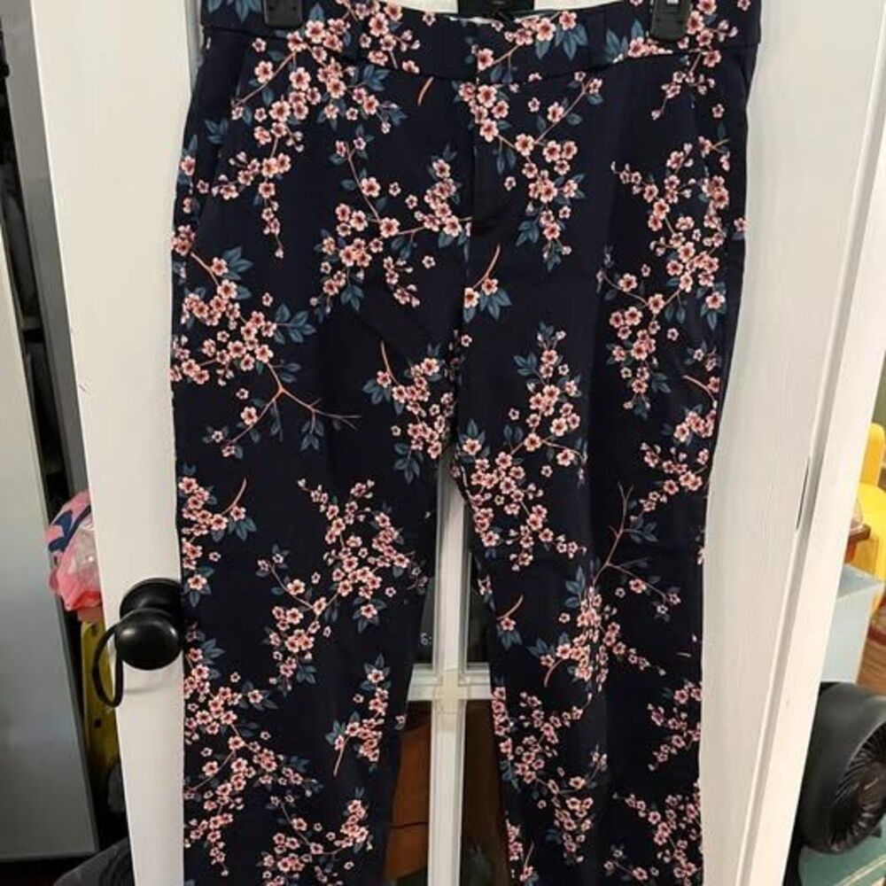 Banana Republic Ryan Fit Floral Pants Size 6P